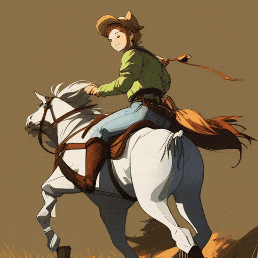 Hunter riding a horse