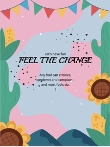 Feel the Change with Fun and Motivation | Poster