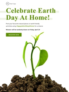 Celebrating Earth Day at your household | Poster