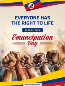 emancipationday poster maker advertisement  poster