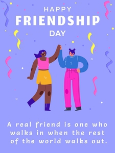 Celebrate friendship day | Poster