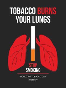 World No Tobacco Day Save Your Lungs Avoid Tobacco | Poster