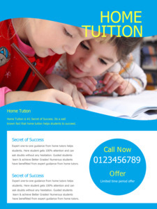 Home Education Flyer | Poster