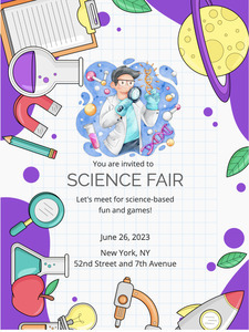 Exploring Cosmos Science Fair Inspiration | Poster