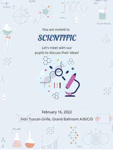 Scithemed wedding invitation | Poster