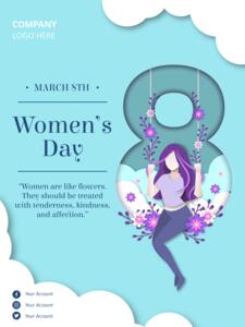 womensdayposter maker advertisement poster
