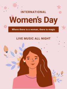 Flyer Women's Day Poster