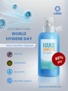 worldhygiene poster maker bottle lotion