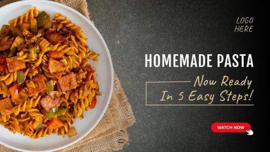 Enjoy Tasty SwiftSimple Homemade Pasta Recipe | Youtube Thumbnail